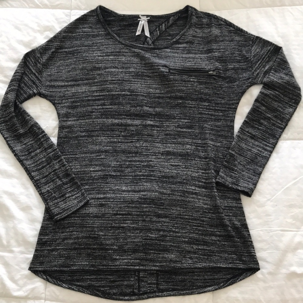 Soft Heathered Warmup Top